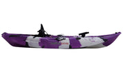 Single Seater Fishing Kayak -Purple/Black/White