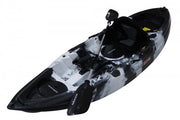 Single Seater Fishing Kayak - Black White