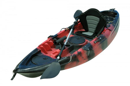 2.7m Dolphin Fishing kayaks black red