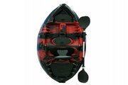 2.7m Dolphin Fishing kayaks black red