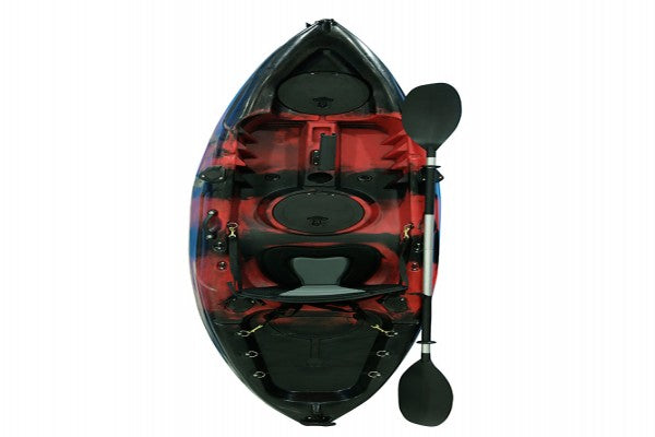 2.7m Dolphin Fishing kayaks black red – DRAGON KAYAK